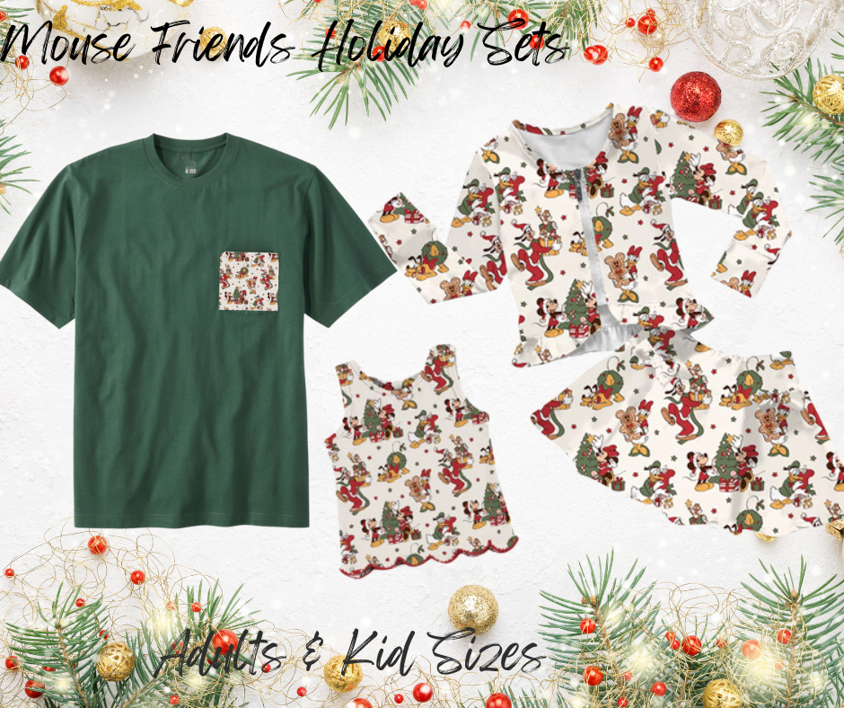 Mouse & Friends Three Piece Athletic Set - Child