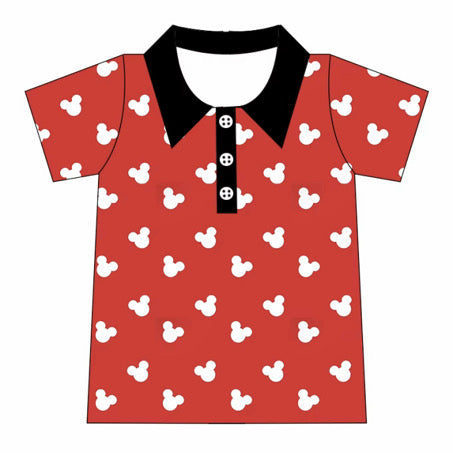 Favorite Mouse Polo Shirt- Adult/Child- PreOrder