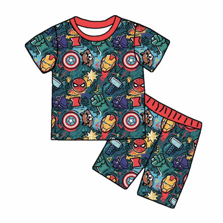 Favorite Hero Bamboo PJs- Adult/Child. Ready to Ship