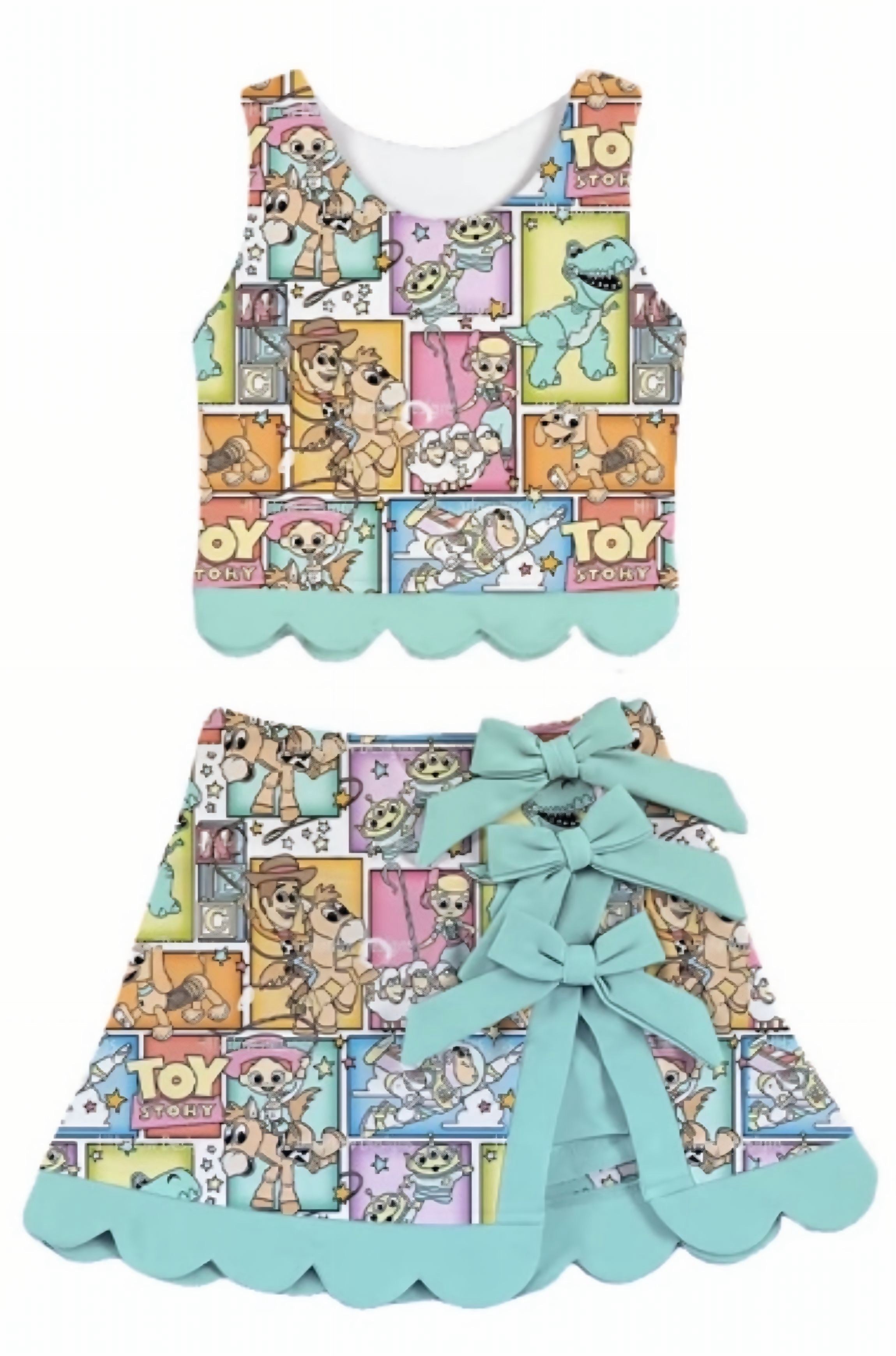 Toys Two Piece with Attached Shorts - Adult/Child. Ready to Ship