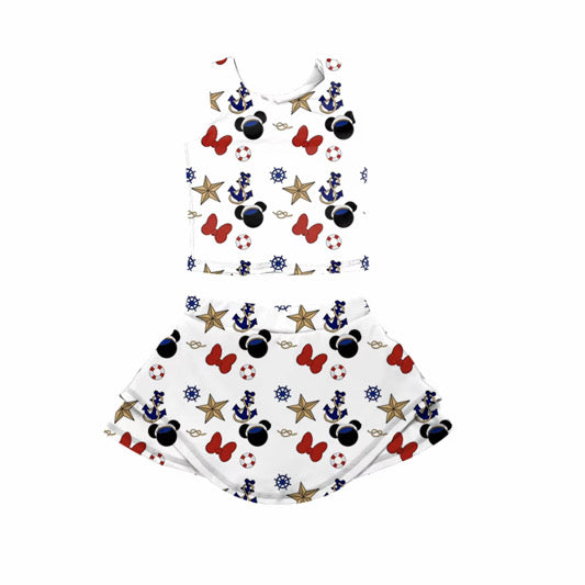 Cruise Stars Two Piece with attached Shorts - Adult/Child. Ready to Ship