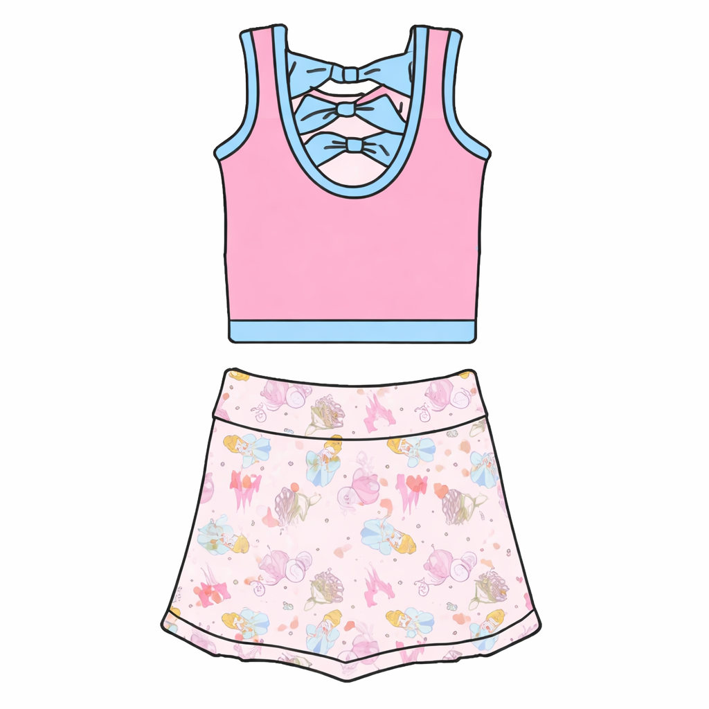 Glass Slipper Two Piece, Adult/Child- PreOrder