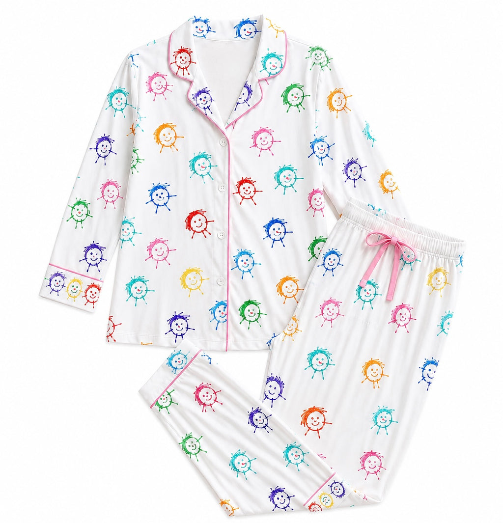 Custom Artwork Bamboo PJs- Adult/Child