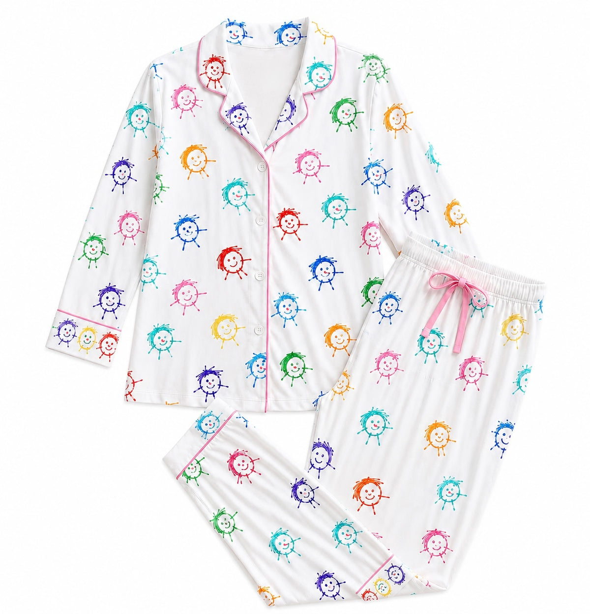 Custom Artwork Bamboo PJs- Adult/Child