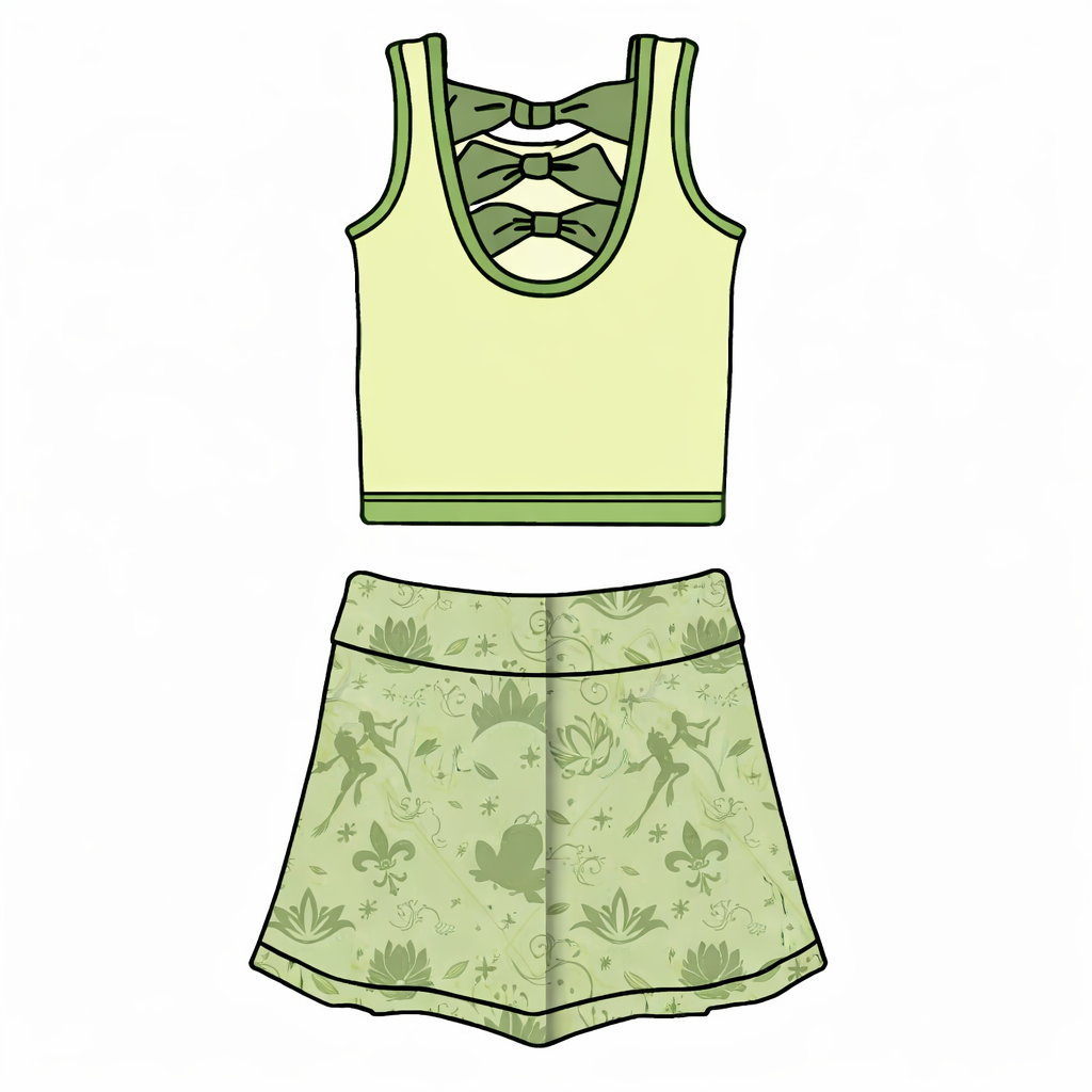 Frog Princess Two Piece, Adult/Child- PreOrder