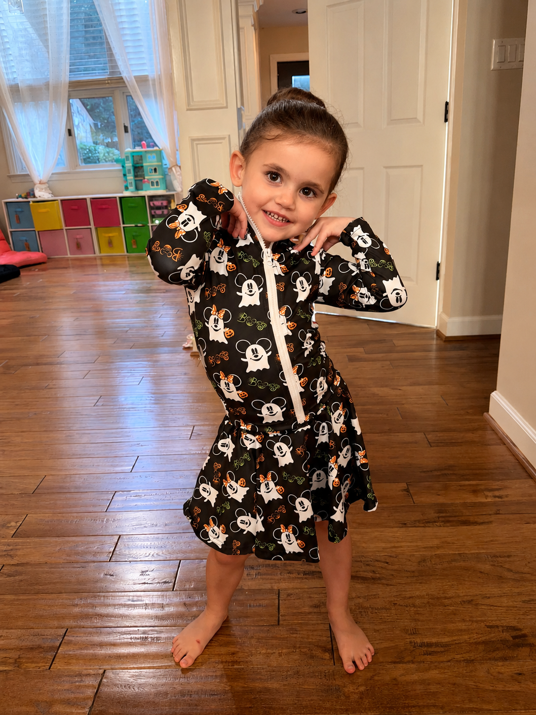 Happy Ghost Athletic set- Adult/Child- Ready to Ship