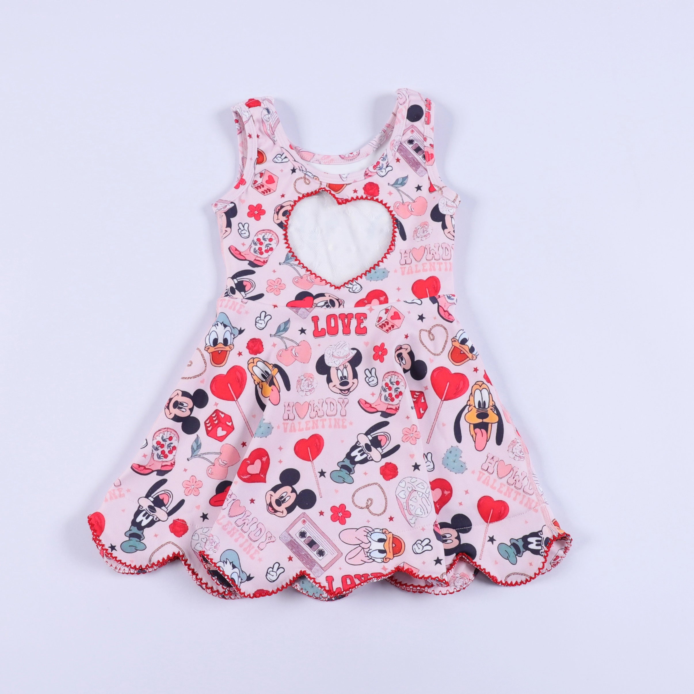 Howdy Hearts with attached Shorts - Adult/Child