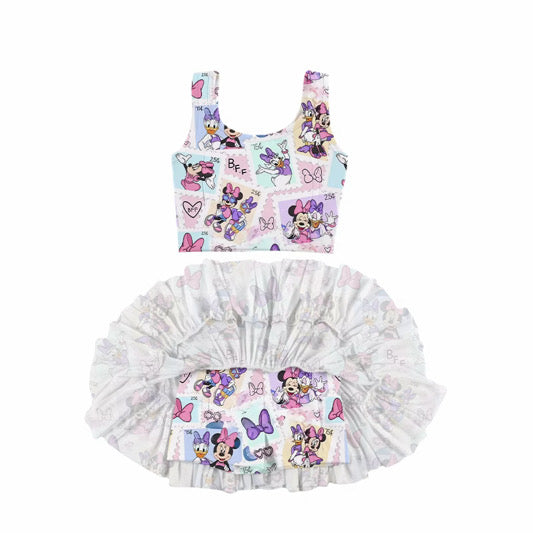 Besties Two Piece with Attached Shorts - Adult/Child. Ready to Ship