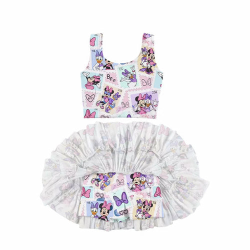 Besties Two Piece with Attached Shorts - Adult/Child. Ready to Ship