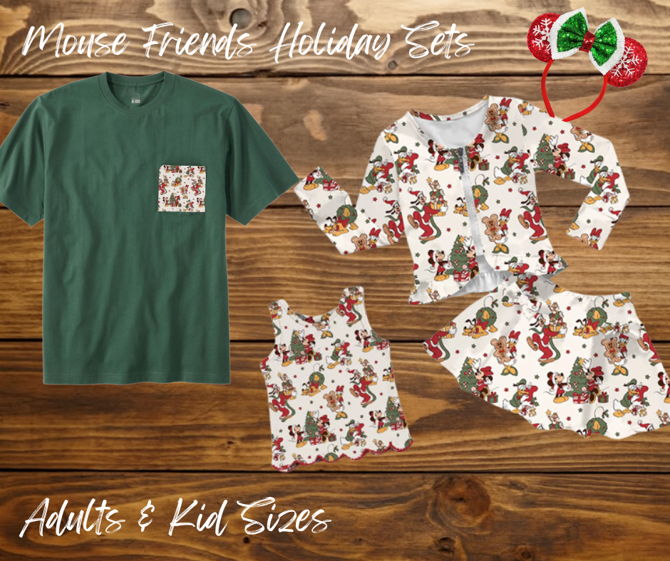 Mouse & Friends Three Piece Athletic Set - Child