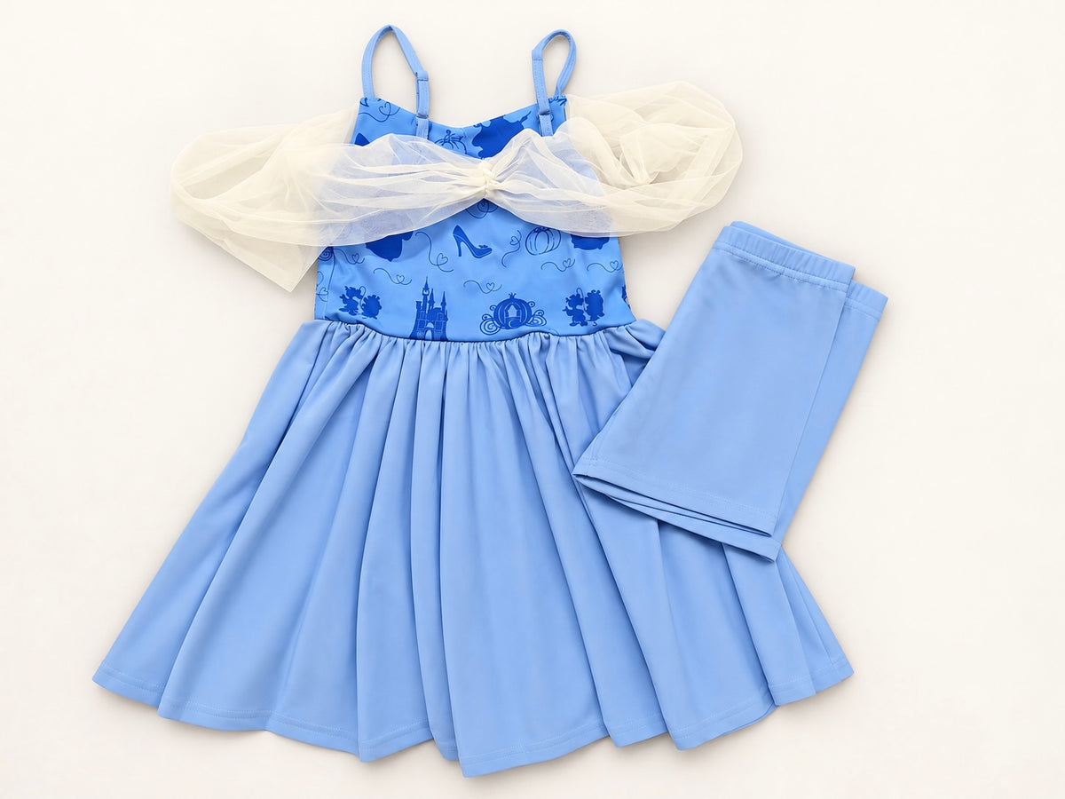 Royal Evening Athletic Dress, Adult/Child- Ready to Ship