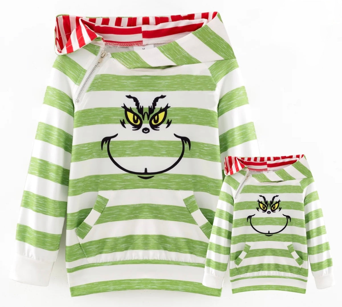 Mean One Hooded Shirt, Adult/Child- PreOrder