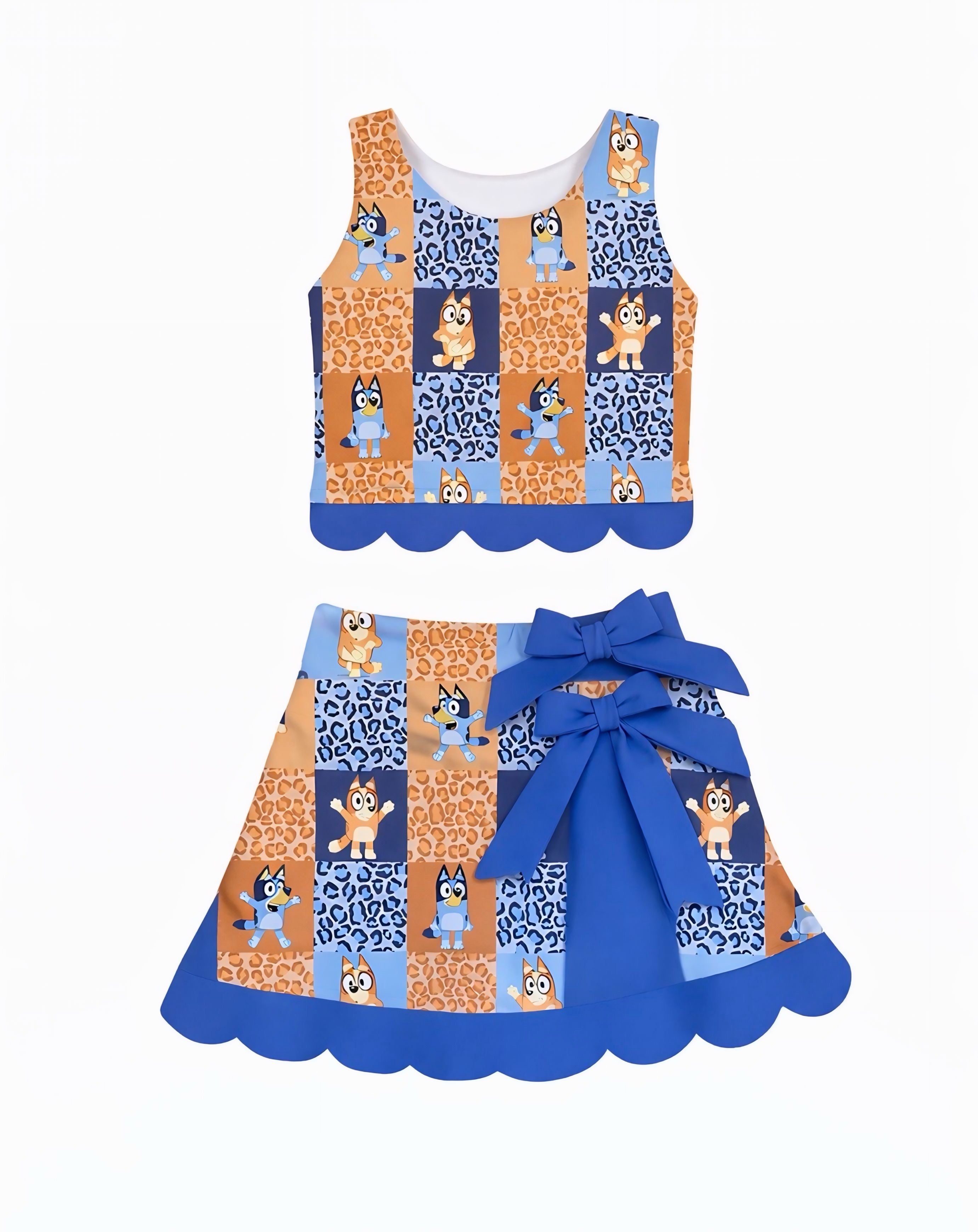 Paw Prints Two Piece, Adult/Child- Ready to Ship