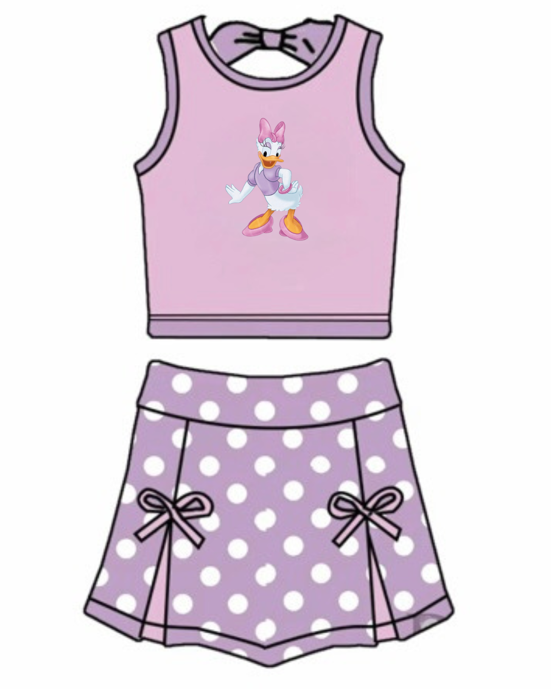 Fashionista Duck Two Piece, Adult/Child- PreOrder