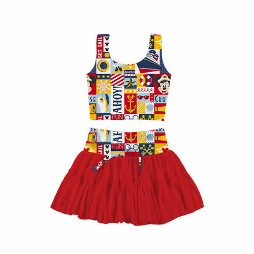 Ahoy Matey Cruise with Mesh Skirt/Attached Shorts - Adult/Child (Ready to Ship)