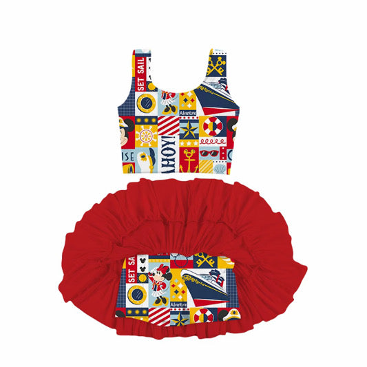 Ahoy Matey Cruise with Mesh Skirt/Attached Shorts - Adult/Child (Ready to Ship)