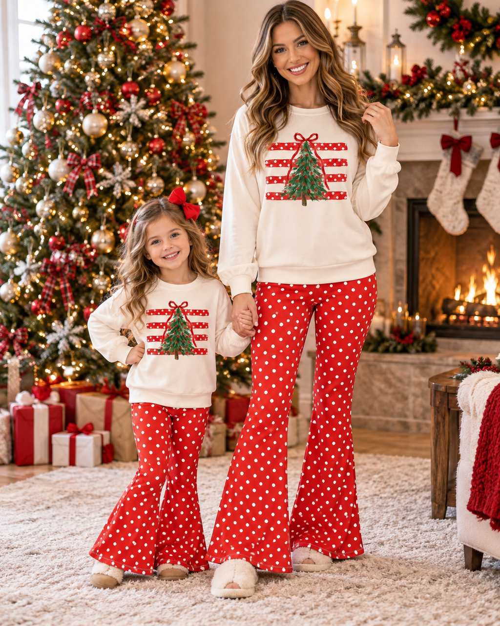 Polka Dot Tree Set, Adult/Child- PreOrder
