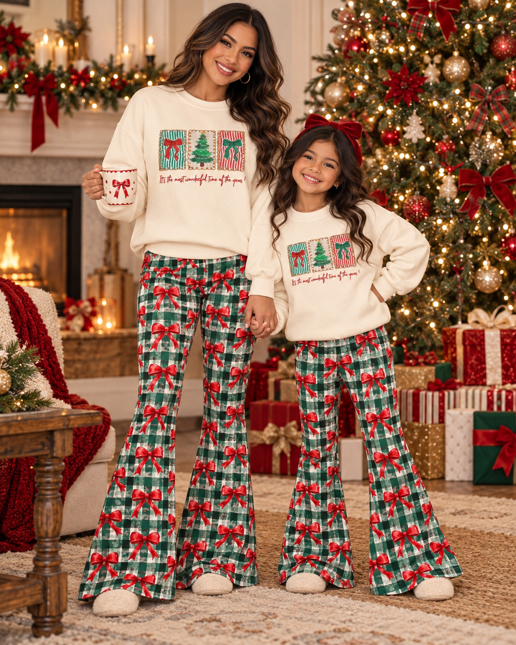 Holiday Bows Set, Adult/Child- PreOrder