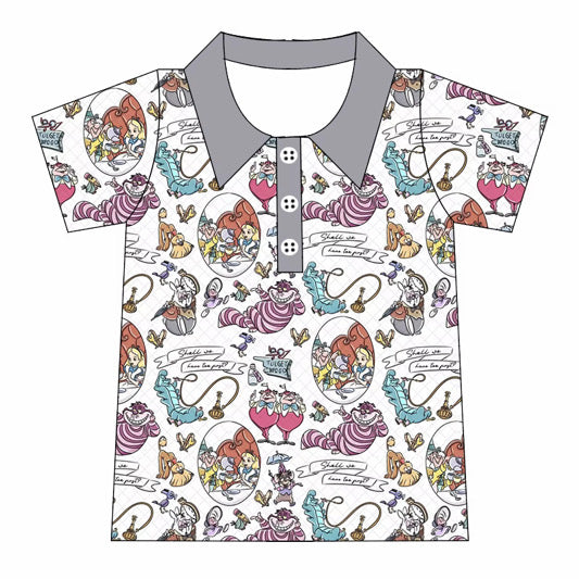 Wonderland Polo- Adult/Child- PreOrder